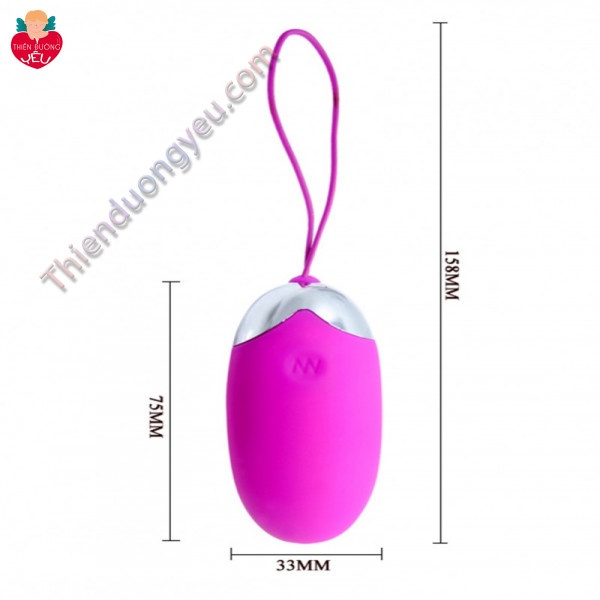 Trứng Rung Tình Yêu Pretty Love BerGer Không Dây 12 Chế Độ Massage Điểm G Cực Mạnh